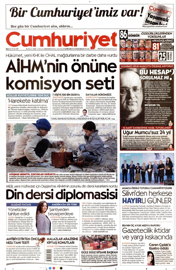 24 Ocak 2017 gazete manşetleri - 543