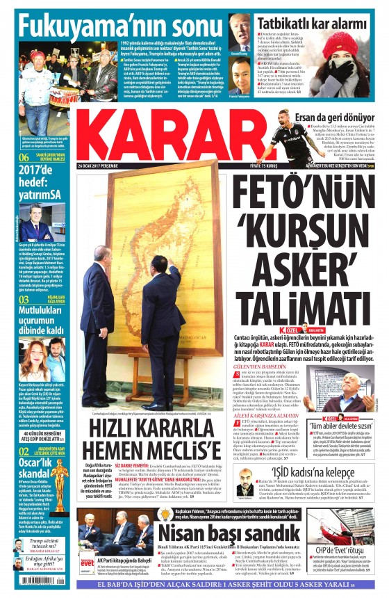 Gazete manşetleri (26.01.2017) - 9