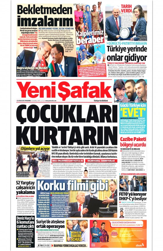 Gazete manşetleri (26.01.2017) - 10