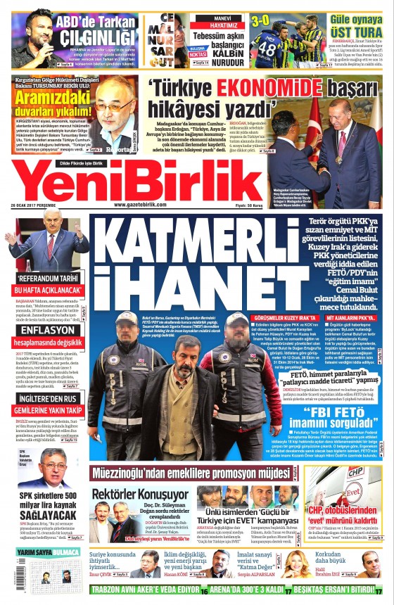 Gazete manşetleri (26.01.2017) - 11