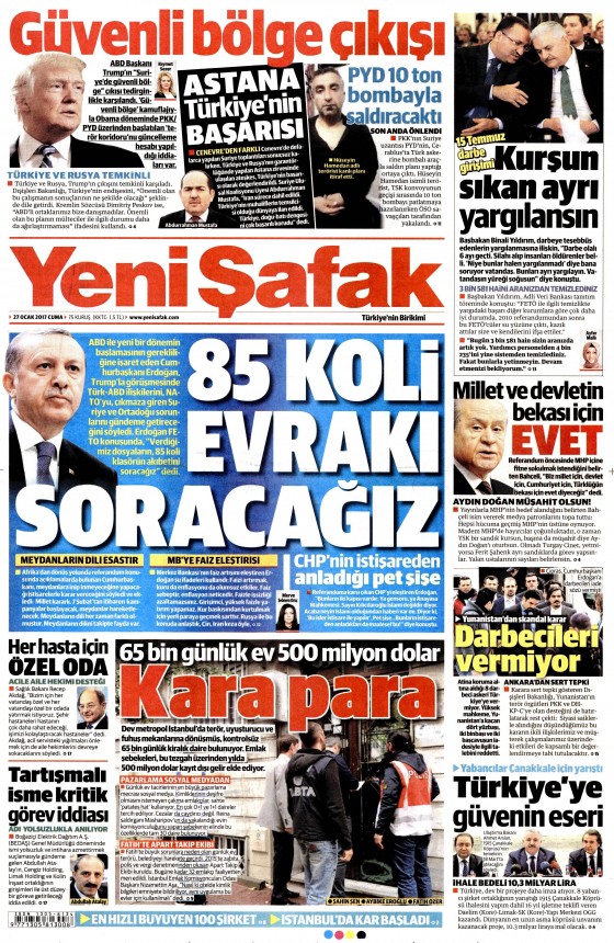 Gazete Manşetleri (27.01.2017) - 10