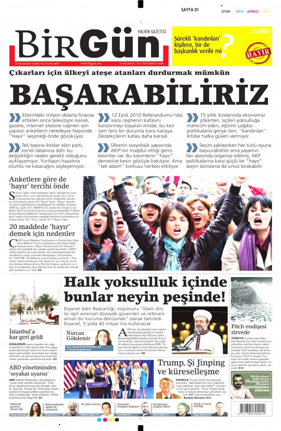 Gazete Manşetleri (27.01.2017) - 15