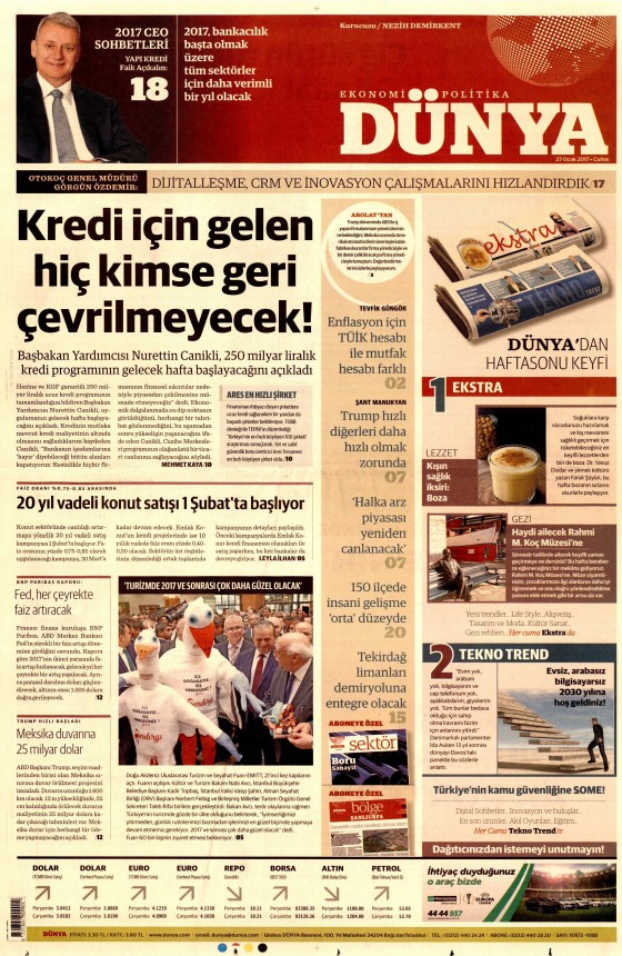 Gazete Manşetleri (27.01.2017) - 17