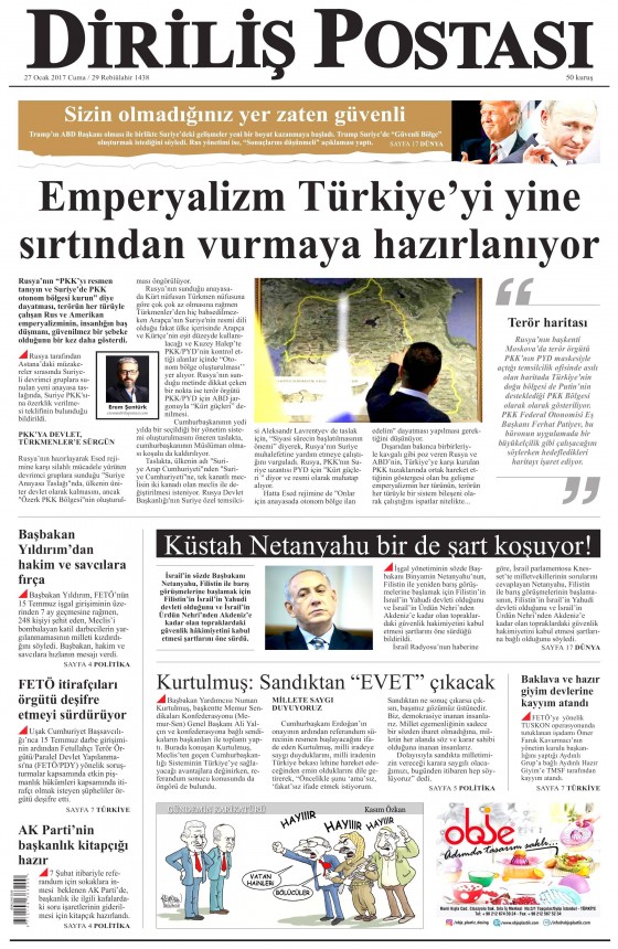 Gazete Manşetleri (27.01.2017) - 22