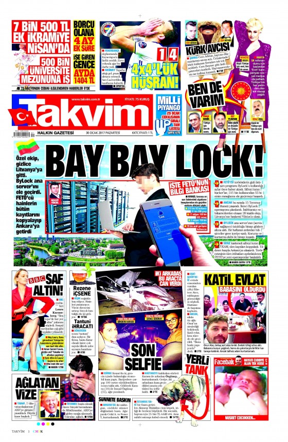 30 Ocak 2017 gazete manşetleri - 11