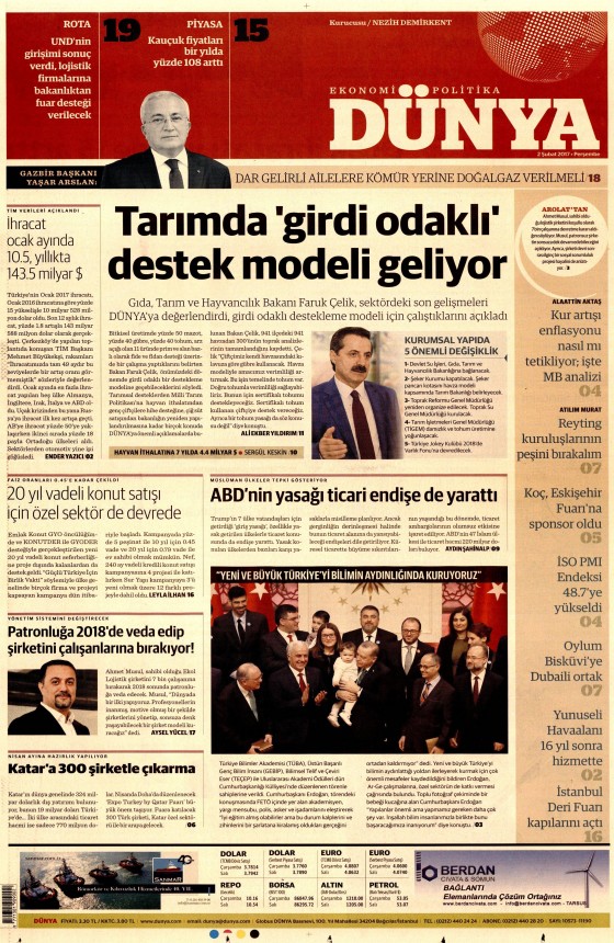 2 Şubat 2017 gazete manşetleri - 3