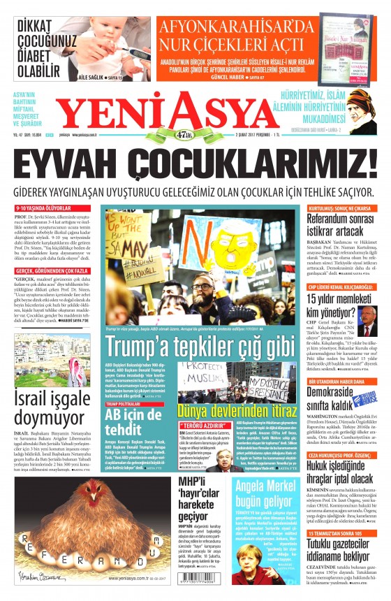 2 Şubat 2017 gazete manşetleri - 11