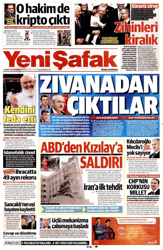 2 Şubat 2017 gazete manşetleri - 16