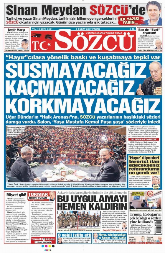 Gazete Manşetleri (05.02.2017) - 4