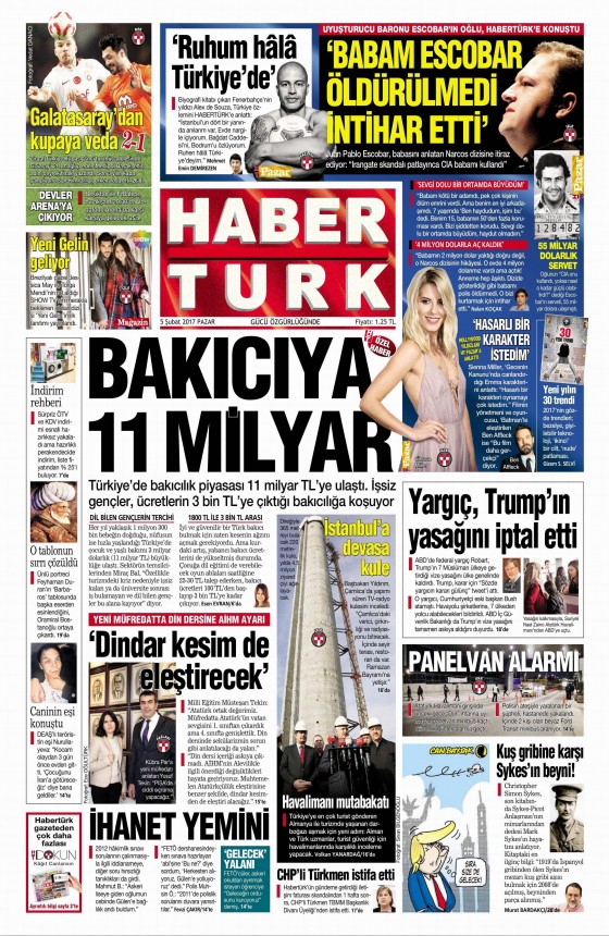 Gazete Manşetleri (05.02.2017) - 5