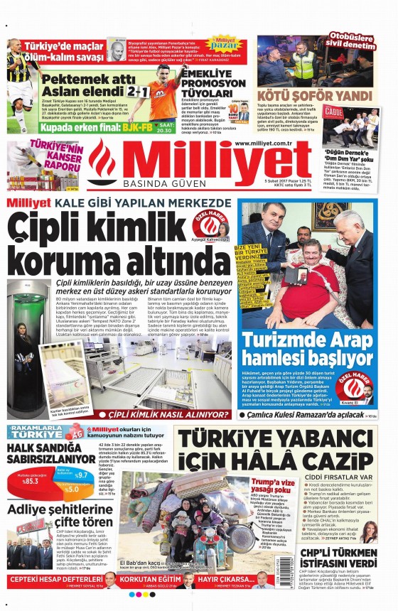 Gazete Manşetleri (05.02.2017) - 6