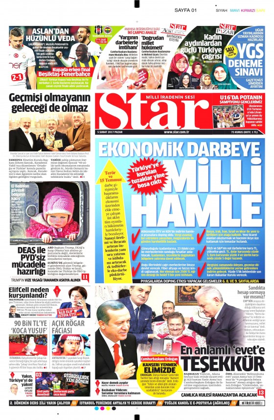 Gazete Manşetleri (05.02.2017) - 7