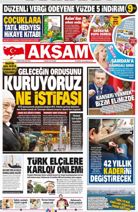 Gazete Manşetleri (05.02.2017) - 10