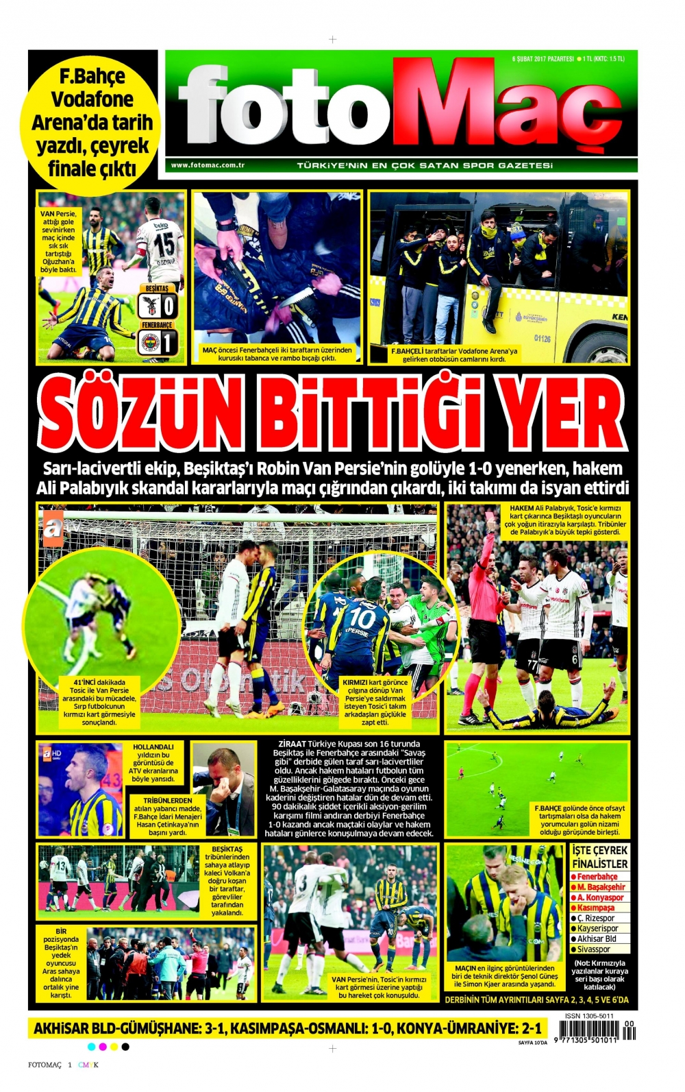 6 Şubat 2017 gazete manşetleri - 12