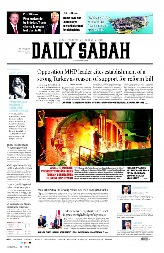 Gazete manşetleri (8 Şubat 2017) - 137