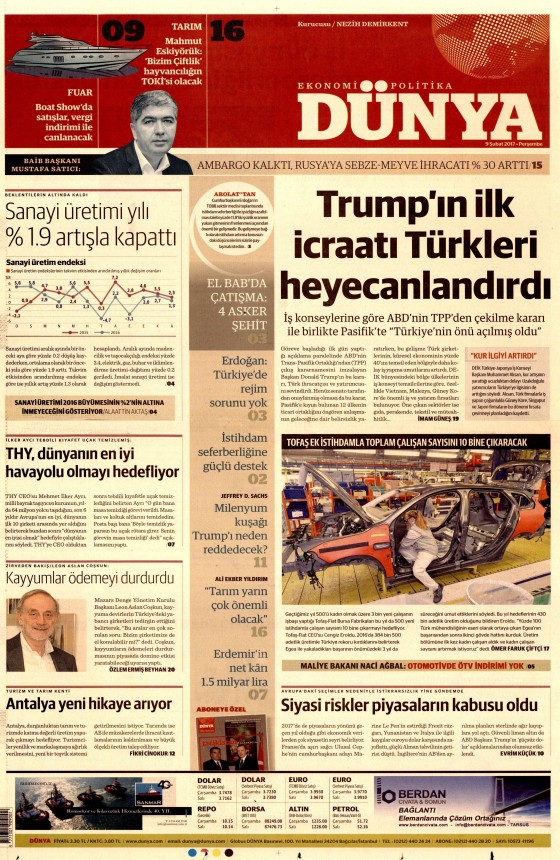 9 Şubat 2017 gazete manşetleri - 4