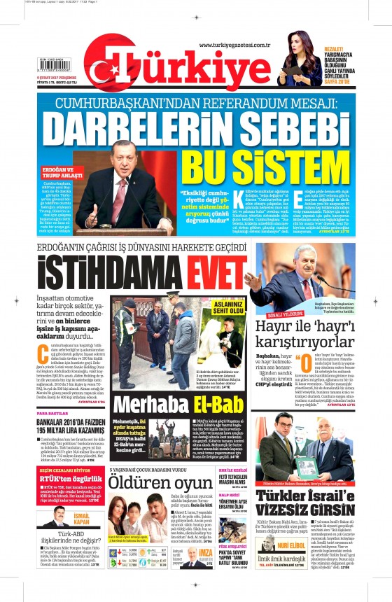 9 Şubat 2017 gazete manşetleri - 7