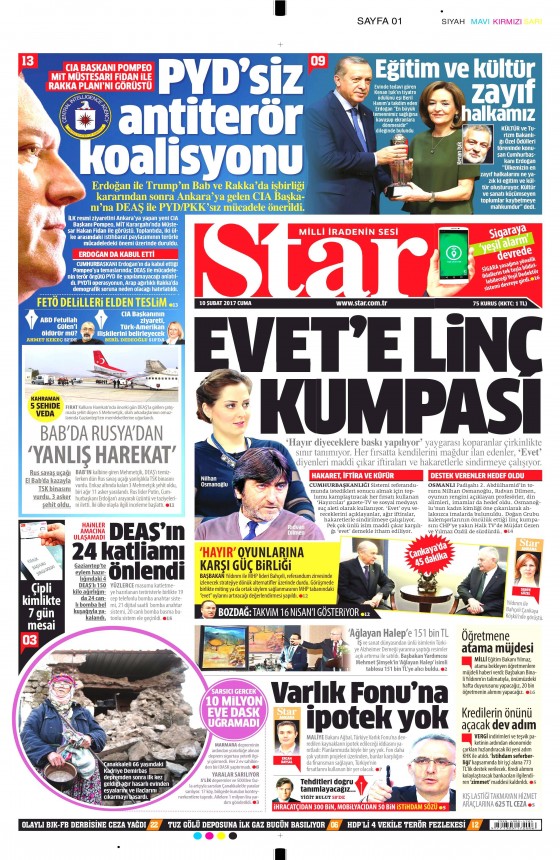 10 Şubat 2017 gazete manşetleri - 11