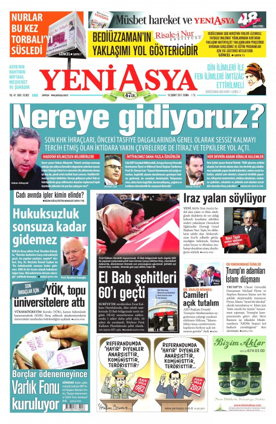 10 Şubat 2017 gazete manşetleri - 16