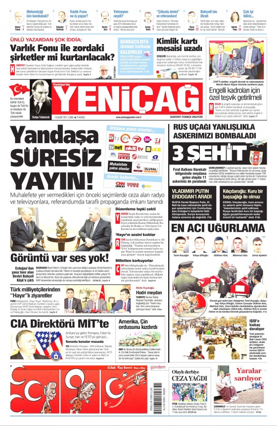 10 Şubat 2017 gazete manşetleri - 17