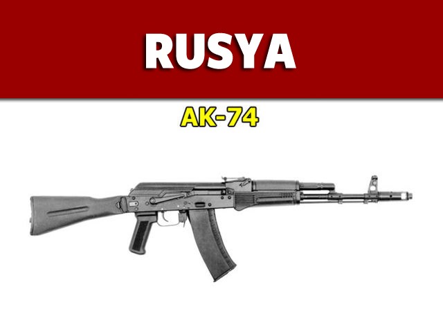 Dünyanın en güçlü ordularının kullandığı tüfekler - 76