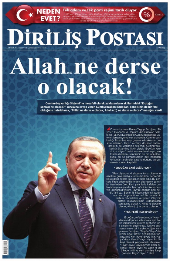 12 Şubat 2017 gazete manşetleri - 286