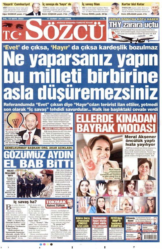 Gazete Manşetleri (17.02.2017) - 4