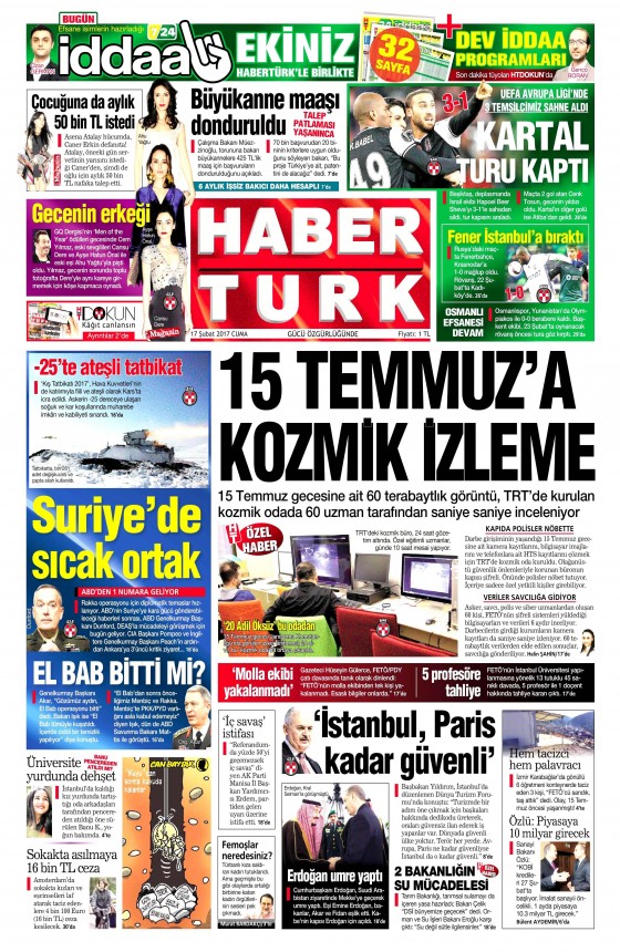 Gazete Manşetleri (17.02.2017) - 5