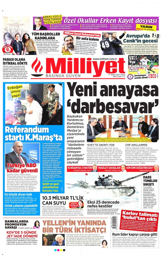Gazete Manşetleri (17.02.2017) - 6