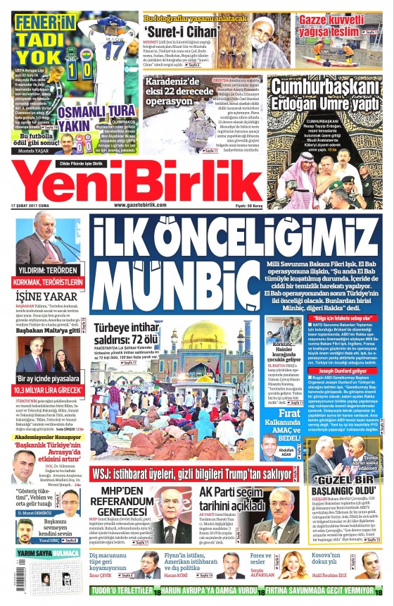 Gazete Manşetleri (17.02.2017) - 10