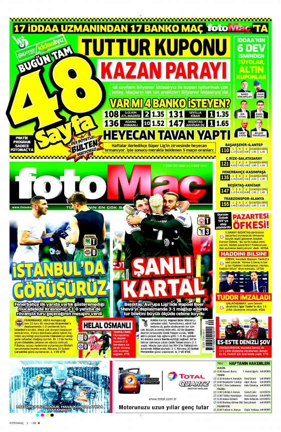 Gazete Manşetleri (17.02.2017) - 19