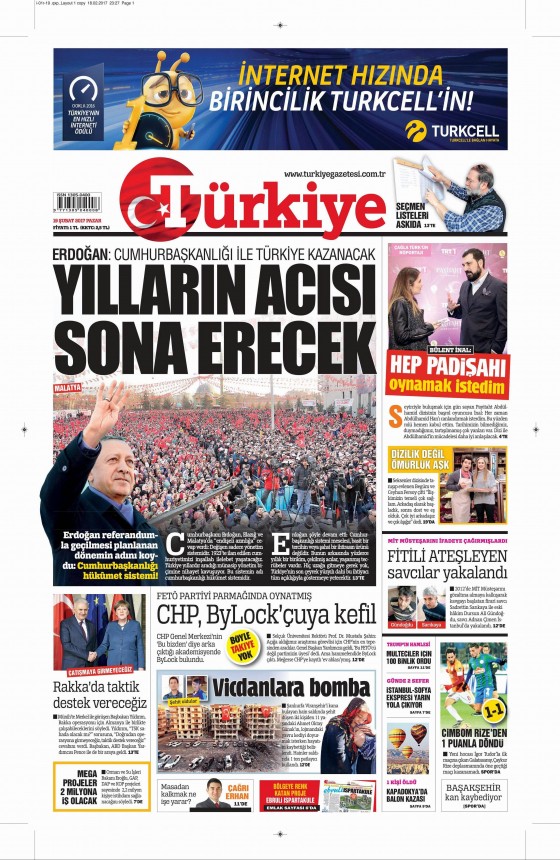 Gazete Manşetleri (19.02.2017) - 8