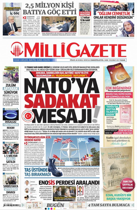 Gazete Manşetleri (19.02.2017) - 9