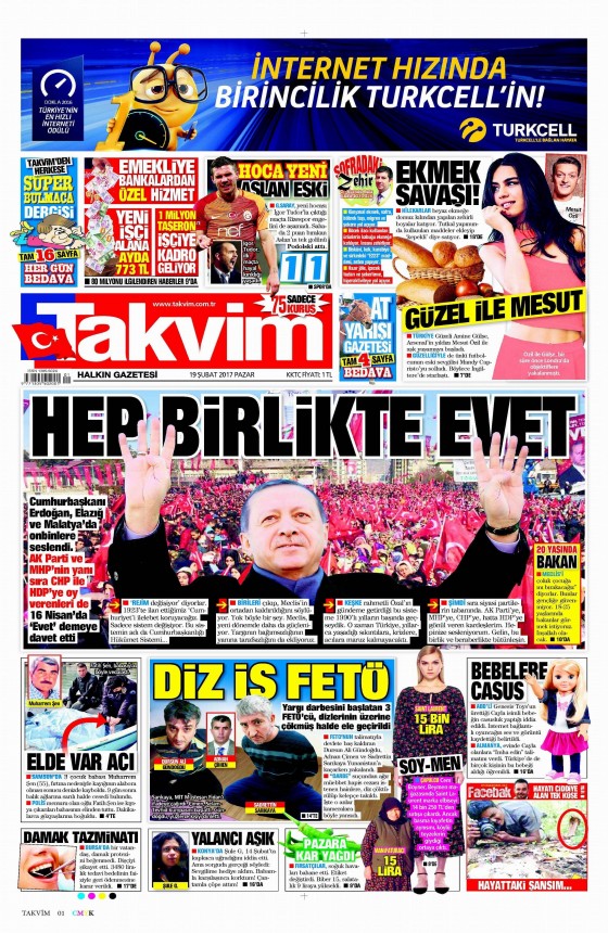 Gazete Manşetleri (19.02.2017) - 11