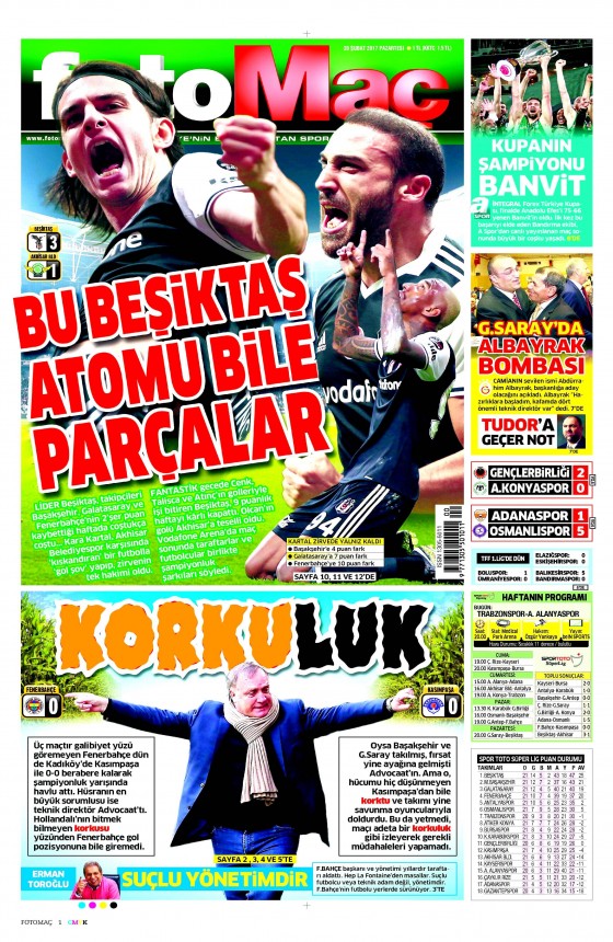 20 Şubat 2017 gazete manşetleri - 23