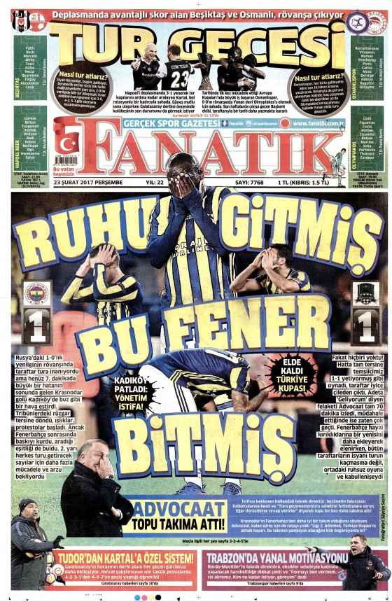 23 Şubat 2017 gazete manşetleri - 15