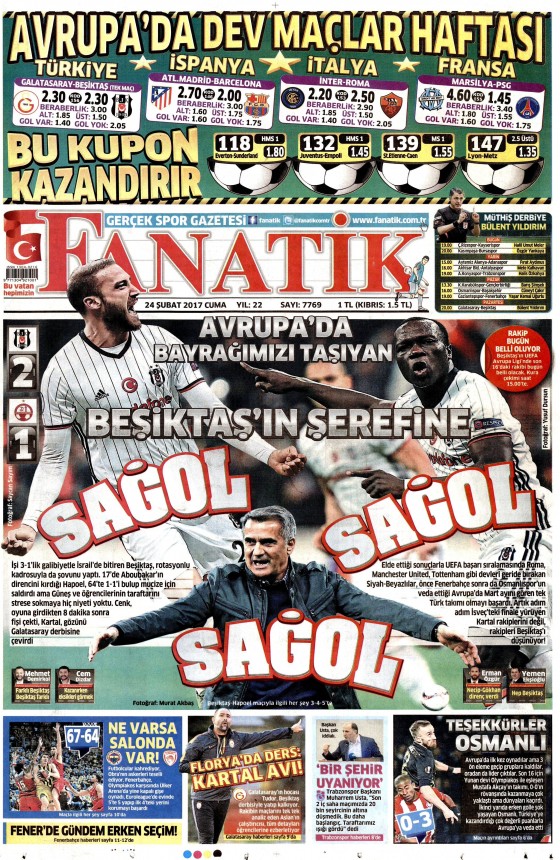 24 Şubat 2017 gazete manşetleri - 7