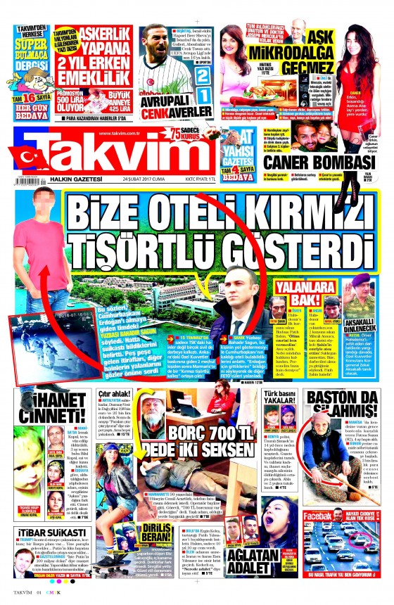 24 Şubat 2017 gazete manşetleri - 12