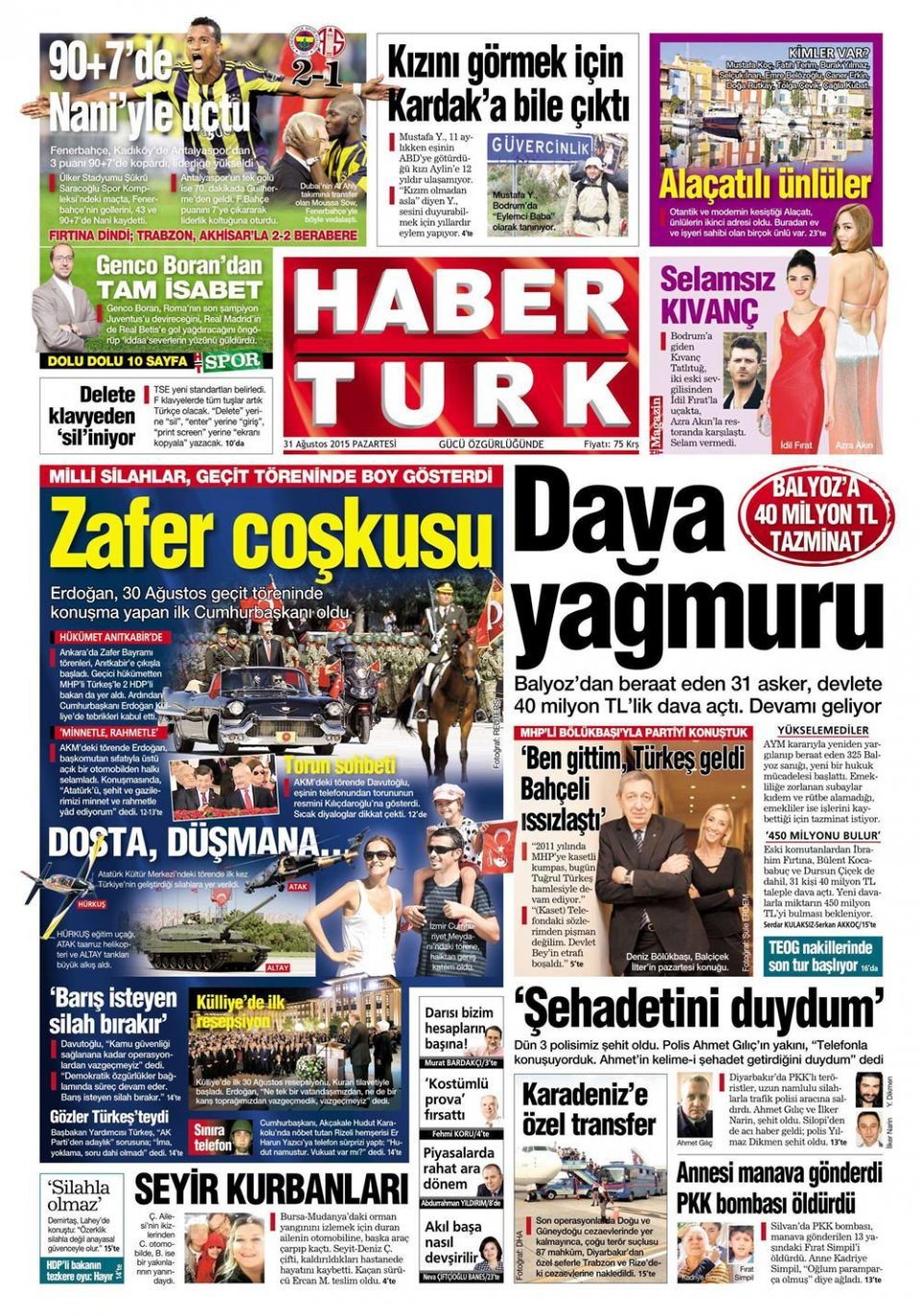 Gazeteler bugün ne yazdı? - 3