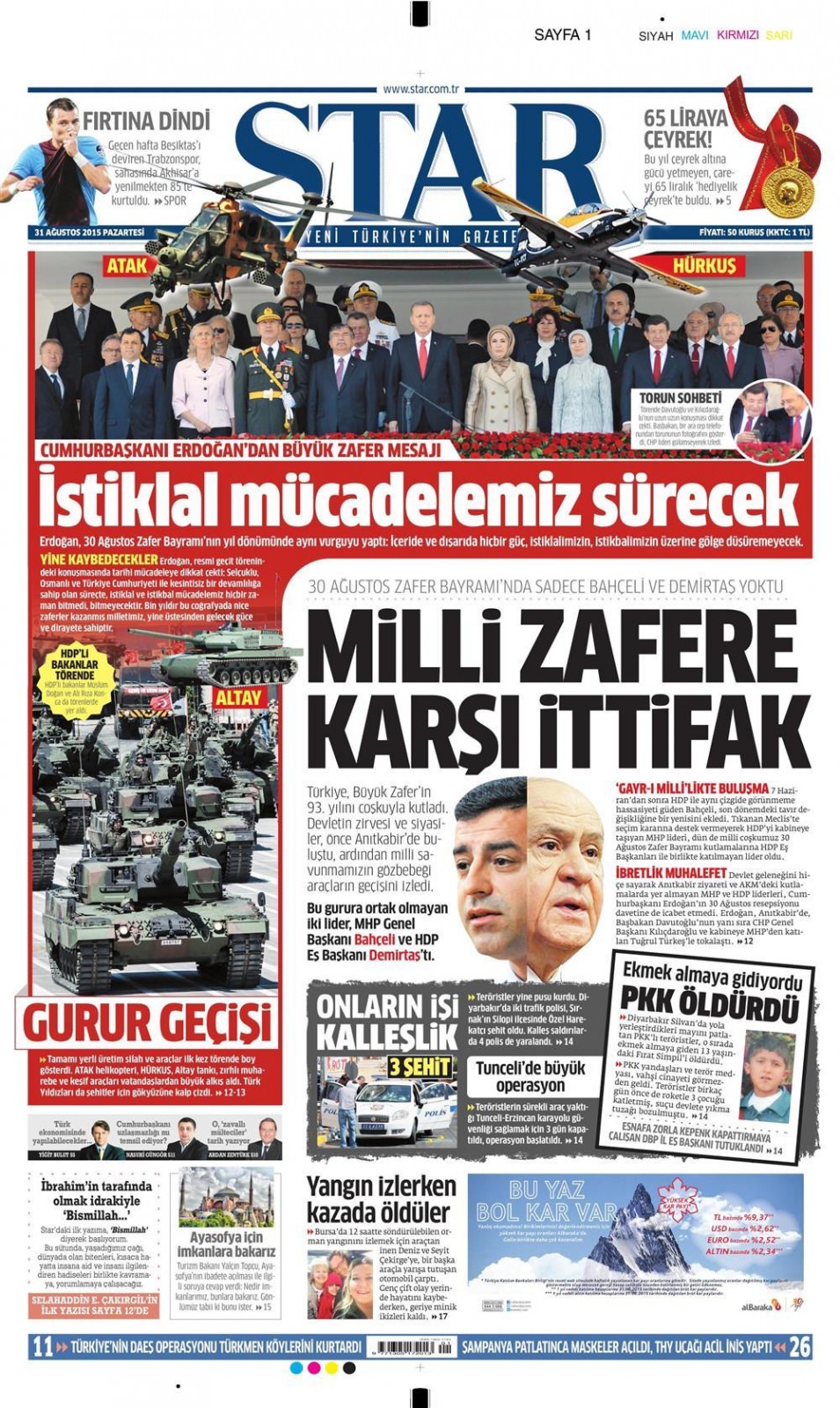 Gazeteler bugün ne yazdı? - 10