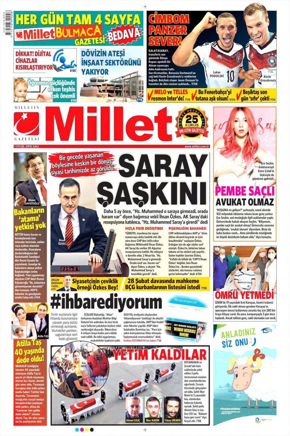 Gazeteler bugün ne yazdı? - 9