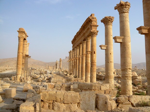 Palmira'daki yıkımın uydu görüntüleri yayınlandı - 8