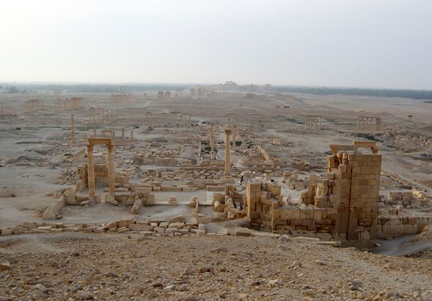 Palmira'daki yıkımın uydu görüntüleri yayınlandı - 11