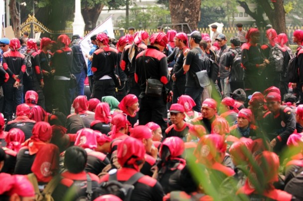 Endonezya'da işçi protestosu - 3