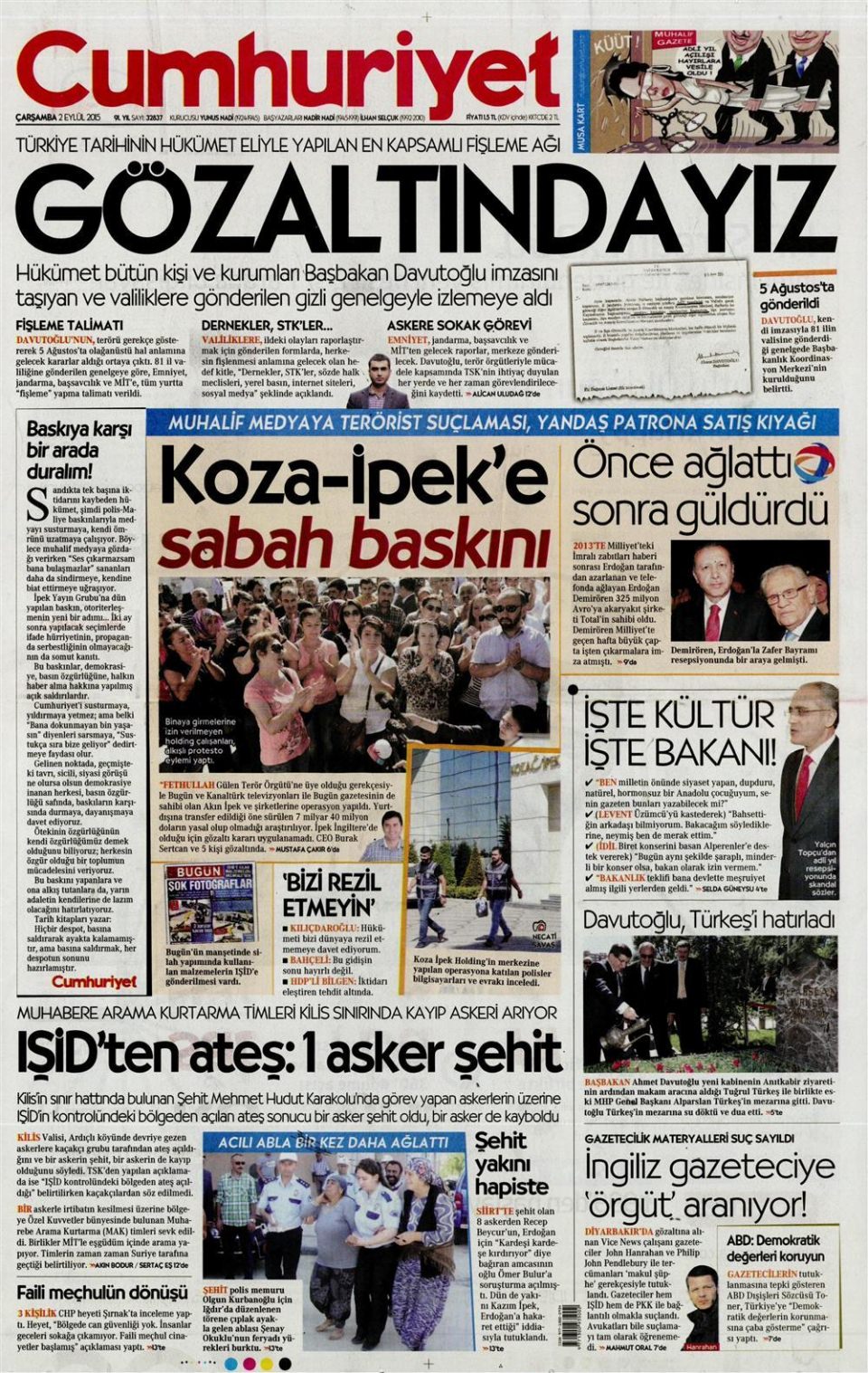 Gazeteler bugün ne yazdı? - 20