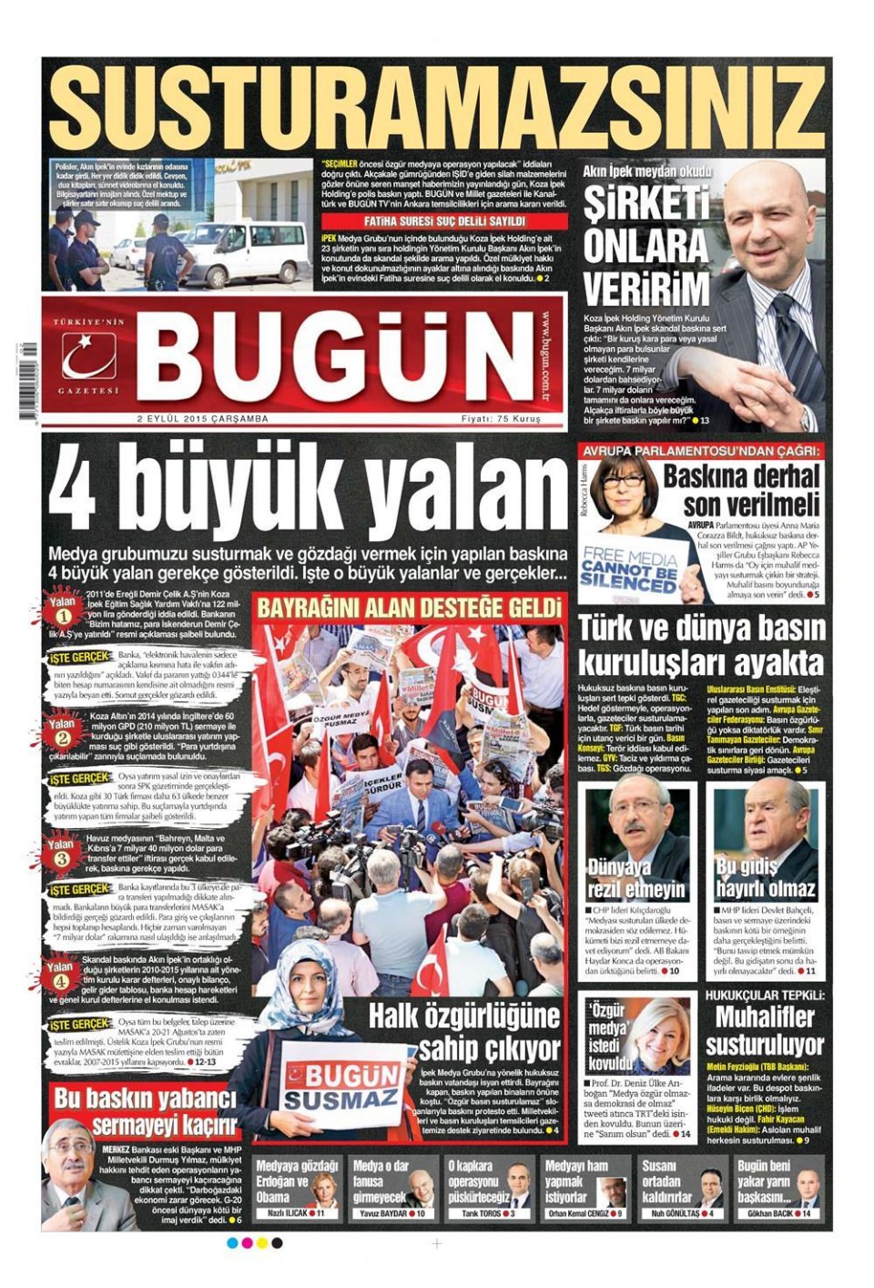 Gazeteler bugün ne yazdı? - 4