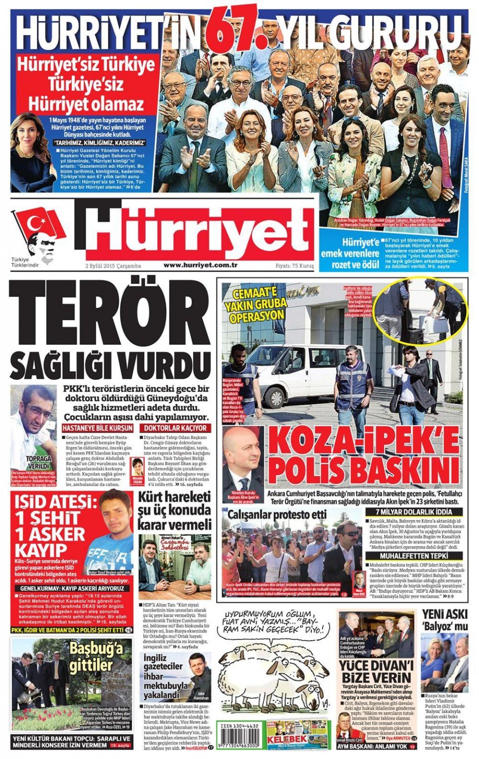 Gazeteler bugün ne yazdı? - 25