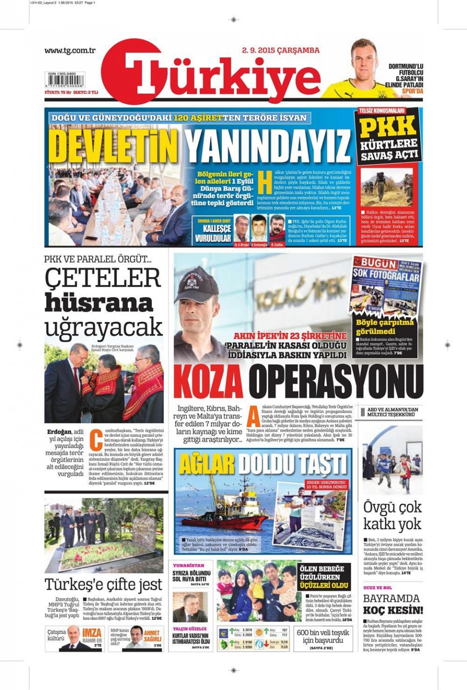 Gazeteler bugün ne yazdı? - 8