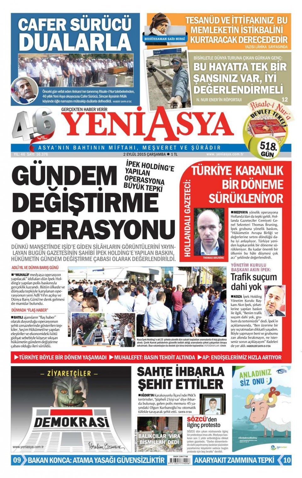 Gazeteler bugün ne yazdı? - 11