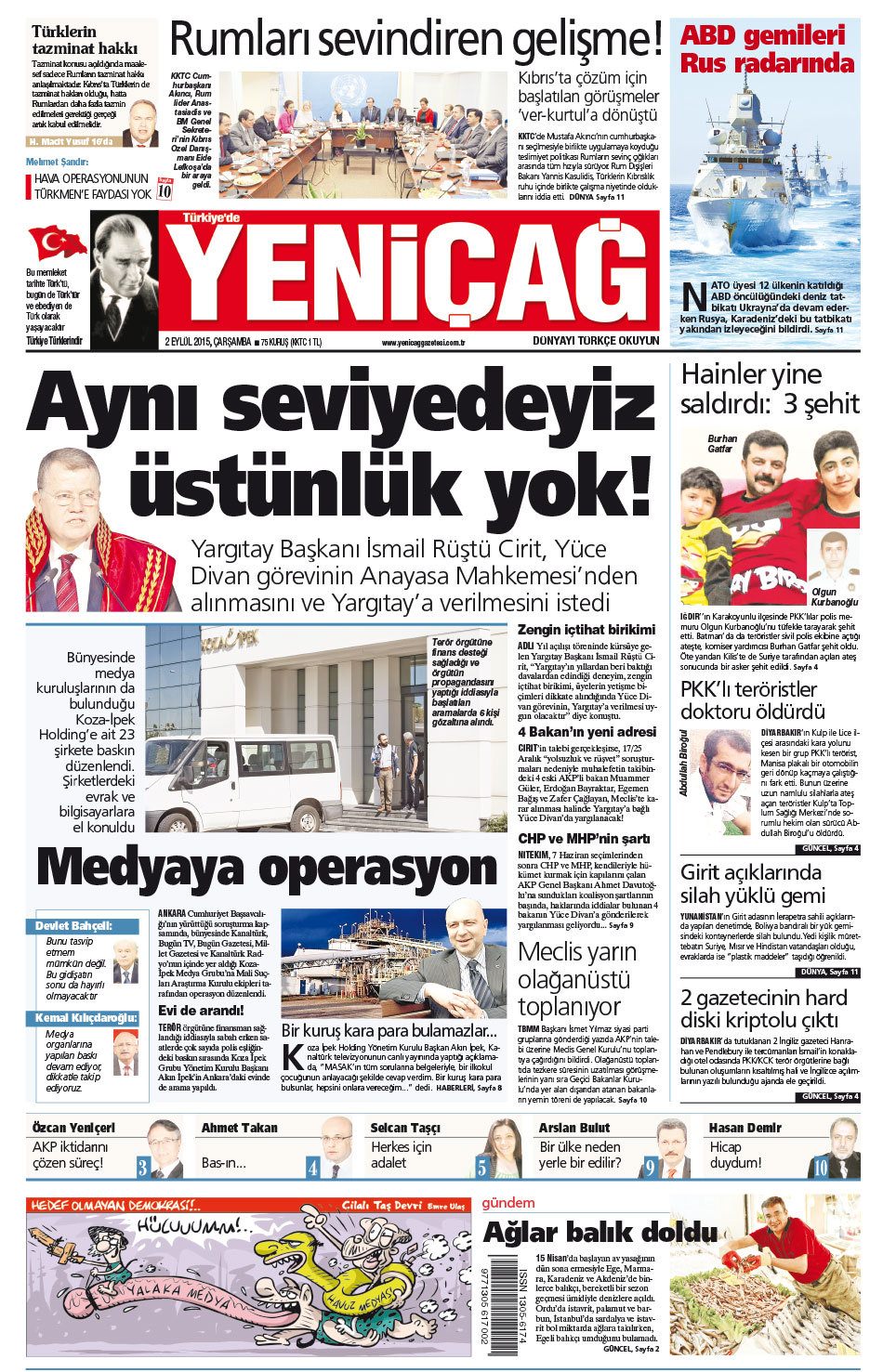 Gazeteler bugün ne yazdı? - 13